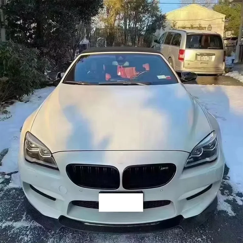 Фото Для BMW 6 серии F06 F12 F13 M6: карбоновый передний сплиттер, диффузор, накладка на передний бампер, автозапчасти №2
