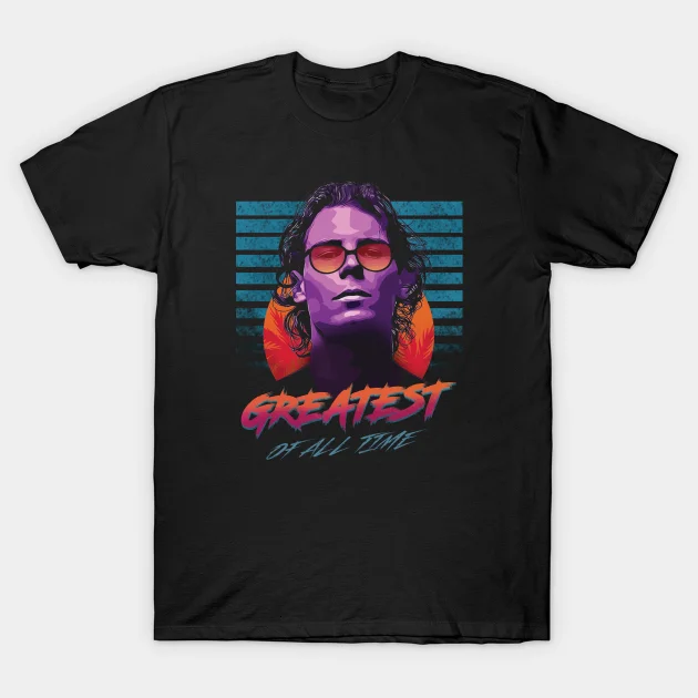 

2021 Men/women's Summer Black Street Fashion Hip Hop Rafael Nadal Goat T-shirt Cotton Tees Short Sleeve Tops