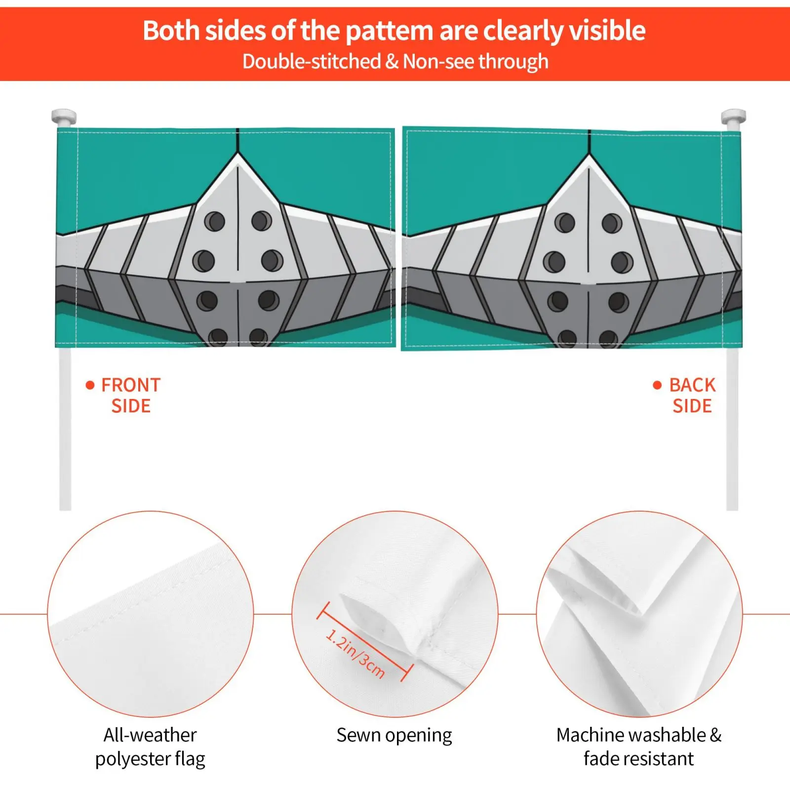 Флаг Deku Автомобильный флаг смешной герой Voodude герои академии аниме Япония все