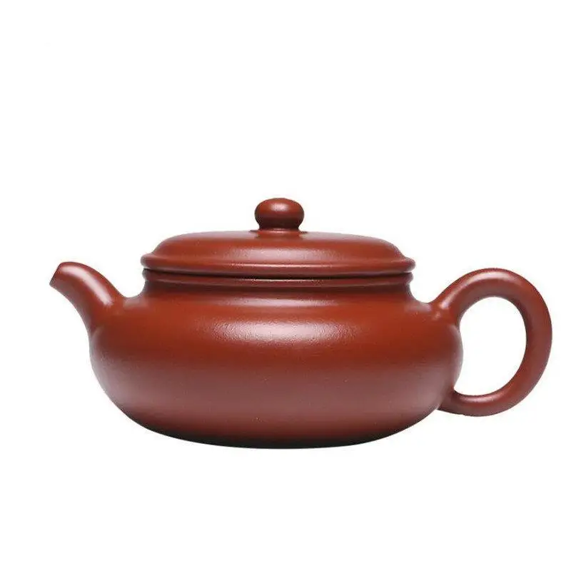 

150ml Yixing Authentic Purple Clay Teapots Handmade Large Caliber Tea Pot Raw Ore Dahongpao Zhu Mud Kettle Chinese Zisha Tea Set
