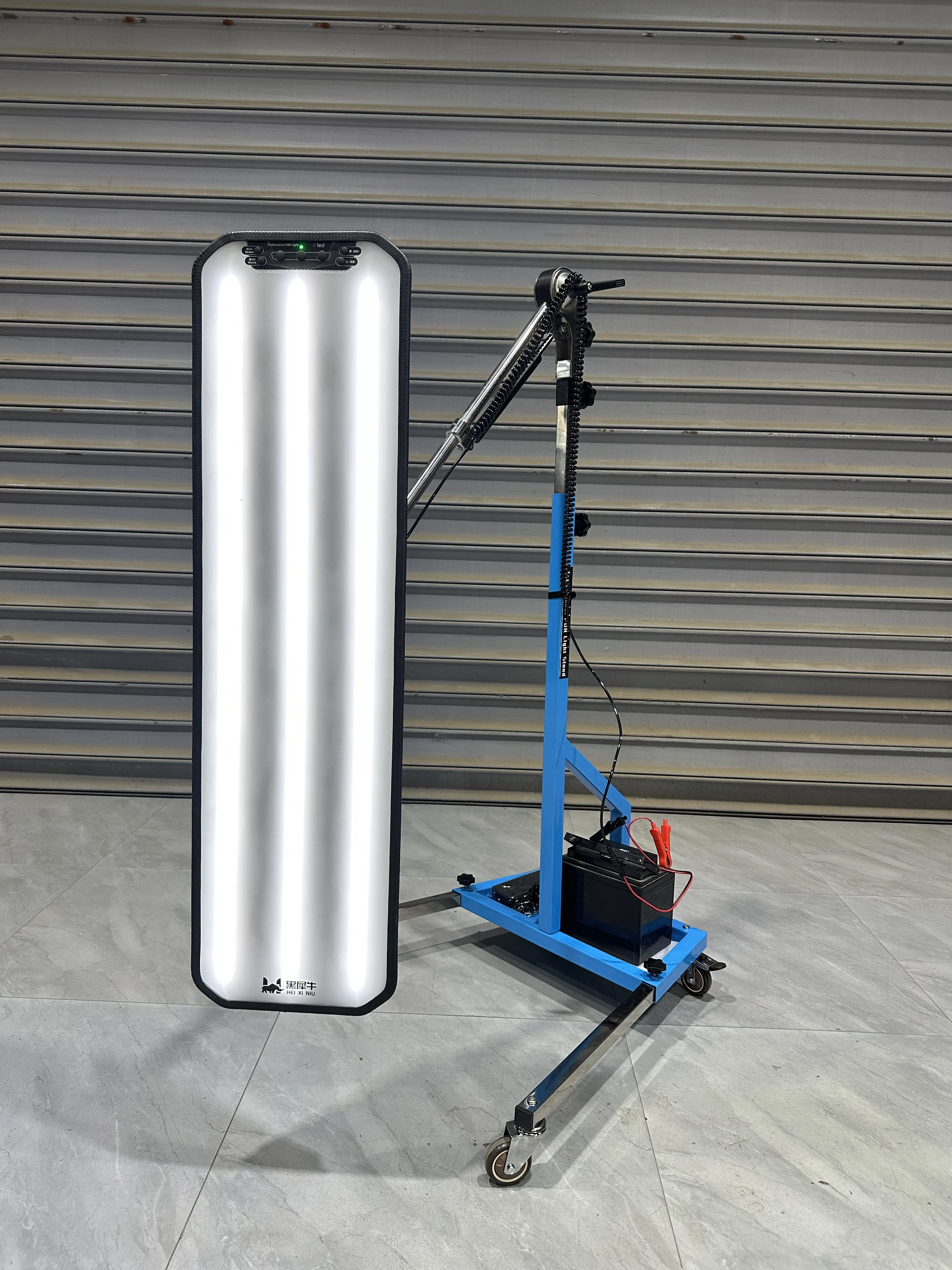 PDR сверхмощный гидравлический автомобильный ремонт вмятин, горизонтальный отражатель света, инструмент для обнаружения вмятин, 6-светодиодная лента, регулируемый кронштейн