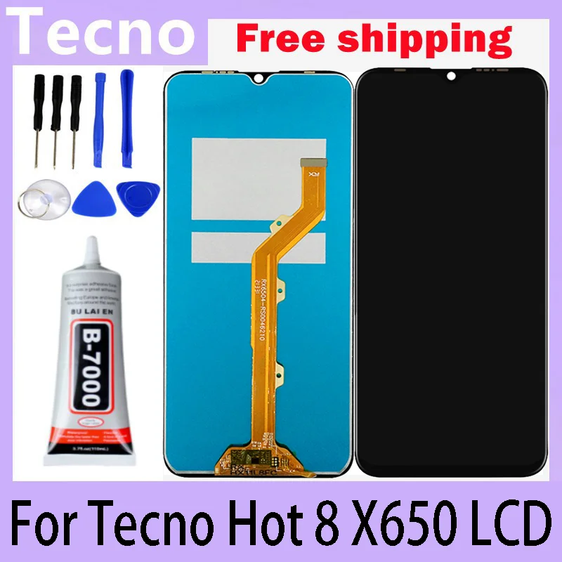 ЖК-дисплей X650 для Infinix Hot 8, ЖК-дисплей для замены для Infinix Hot 8 Lite X650C X650B