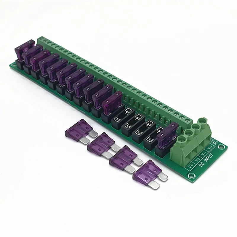 Блок распределения предохранителей постоянного тока блок клемм 16 позиций