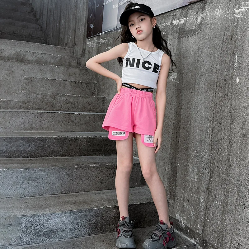 Летняя коллекция 2024 года повседневный жилет с надписью для девочек + модные