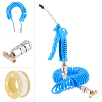 high pressure pneumatic cleaning air compressor dust gun sets with 5m flexible telescopic hose for machinery factory car cleaner