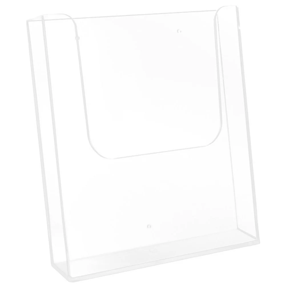 

Wall-mounted Magazine Storage Shelf File Organizer Transparent Brochures Holder for Shop