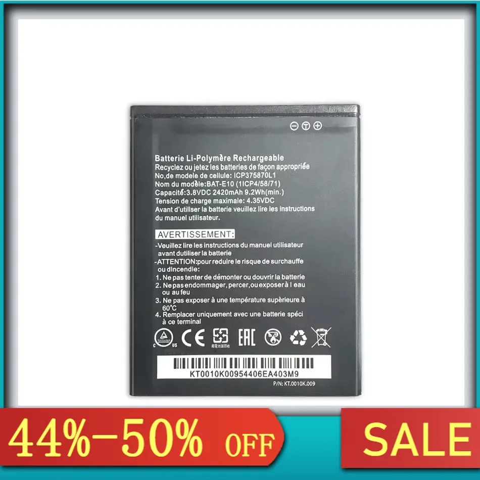 Мобильный телефон Аккумулятор для Acer Liquid Z530 LTE T02 Z530S BAT E10 BAT-E10 (1ICP4/58/71) ICP9375870L1 2420 мАч