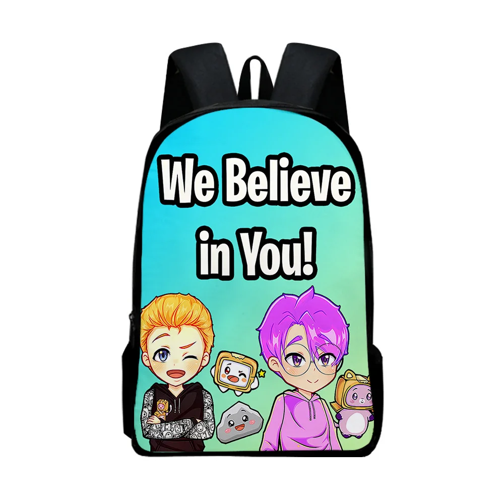 

3D New Printing Net Red LankyBox Carton Villain Schoolbag Primary and Middle School Students Backpack Cartoon Men and Women