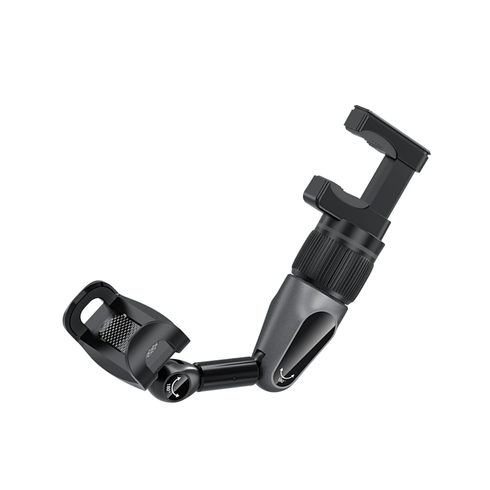 

Car Phone Holder Mount 360 Degrees Rotatable Adjustable Mount Phone Holder Multi-Function Rearview Mirror Cell Phone Holder