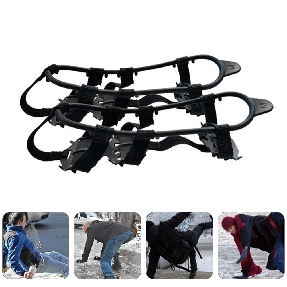 

1 Pair Ice Cleats Climbing Ice Gripper Winter Snow Grippers Portable Shoe Claws