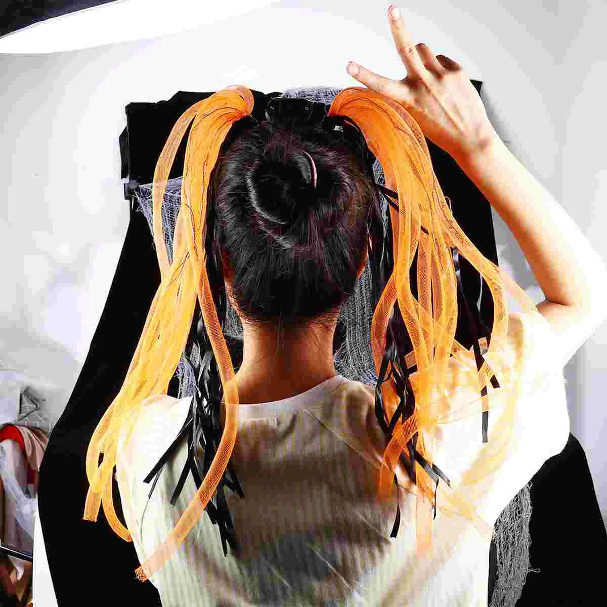 Аксессуары для Хэллоуина повязка волос со вспышкой коса светодиодный головной