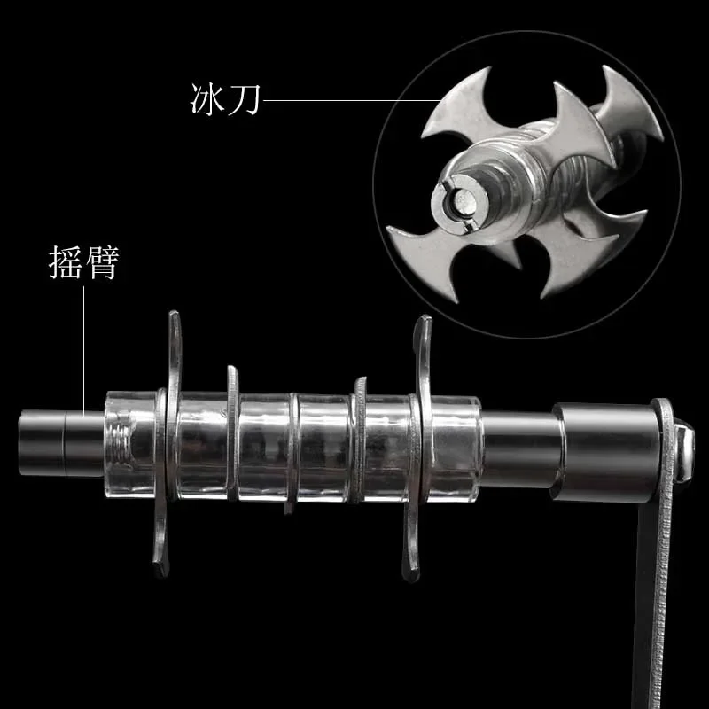 Экологичная ручная дробилка для льда домашнего использования