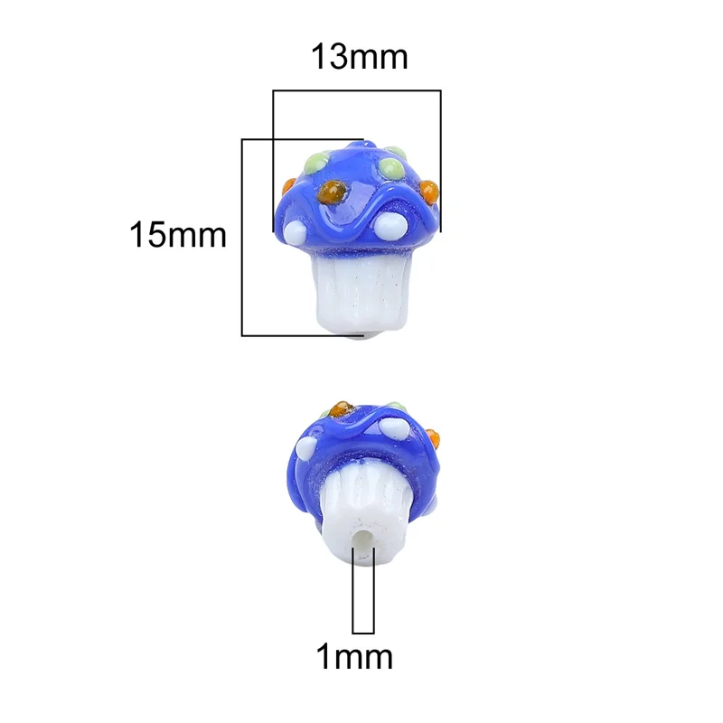 1 шт. 13x15 мм модная стеклянная лампа с отверстием диаметром для самостоятельного
