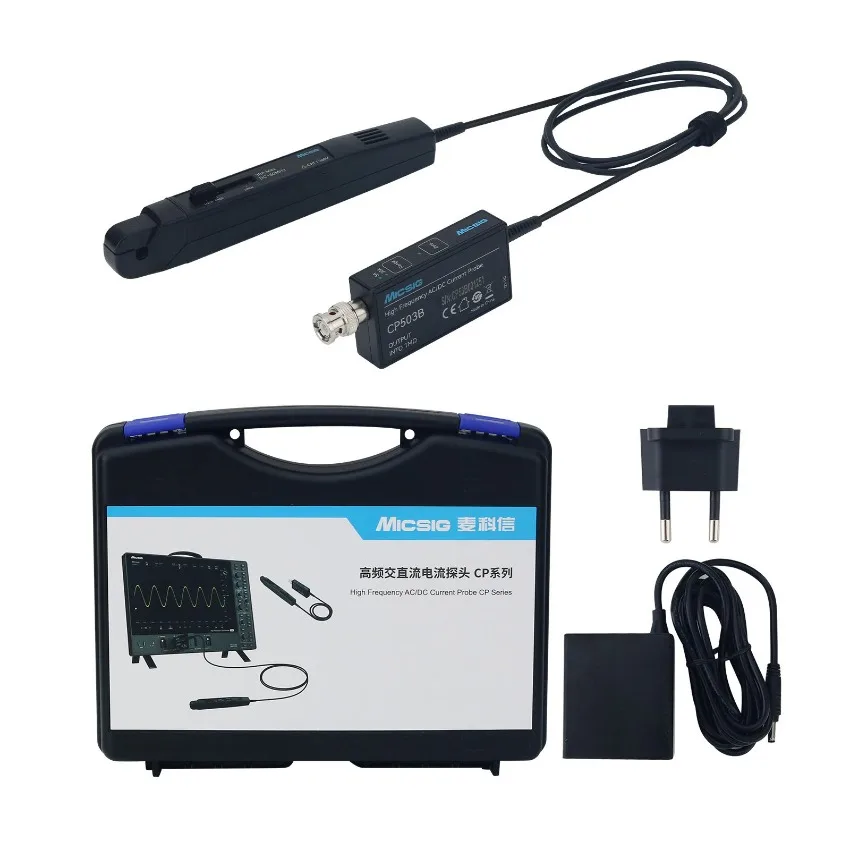 Фото Высокочастотные токовые пробники переменного/постоянного тока Micsig CP1003B CP503B 100МГц/50МГц 5А/30А # Син №1