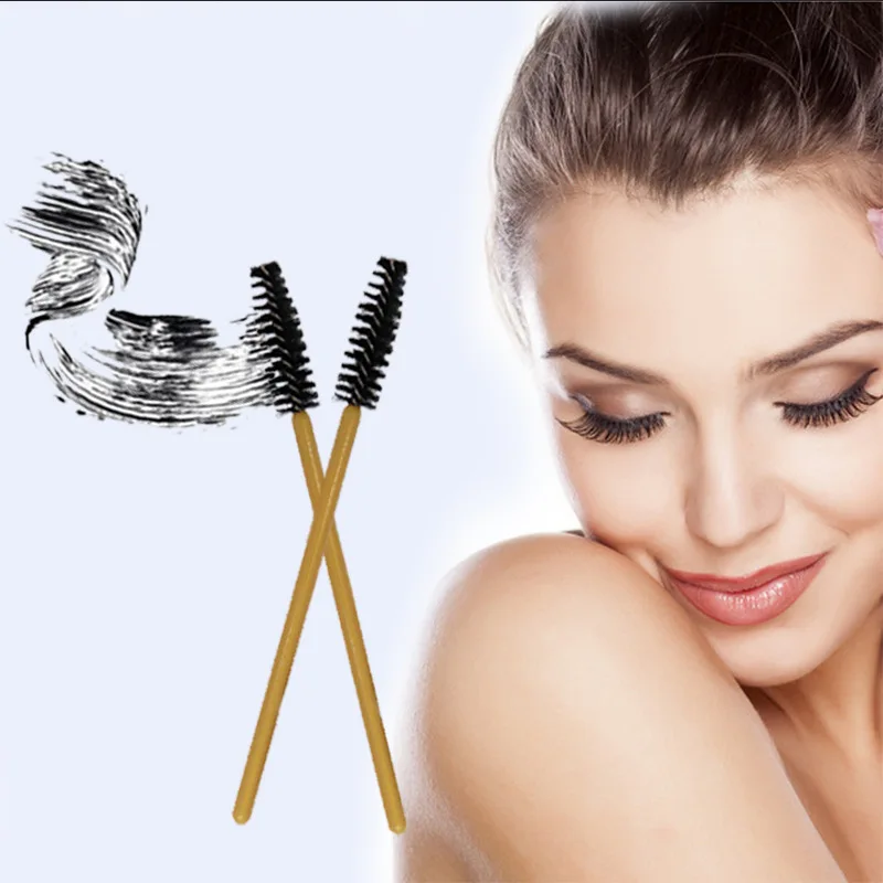 

10pcs Silicone Mascara Wands Applicator Disposable Eyelash Brushes Comb Beauty Makeup Brush for Women Eyelash Extension Tools