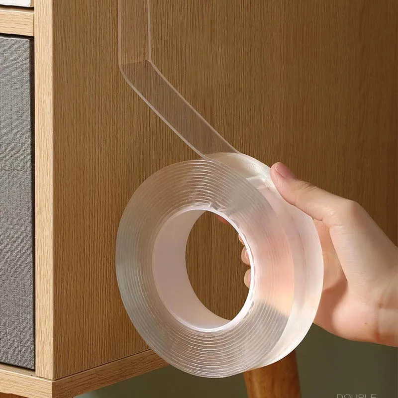 

Double Sided Nano Tape Waterproof Transparent Magic Nano Tape Transparent Glue Stickers Suit Adhesive Tape Cleanable 1M To 5M