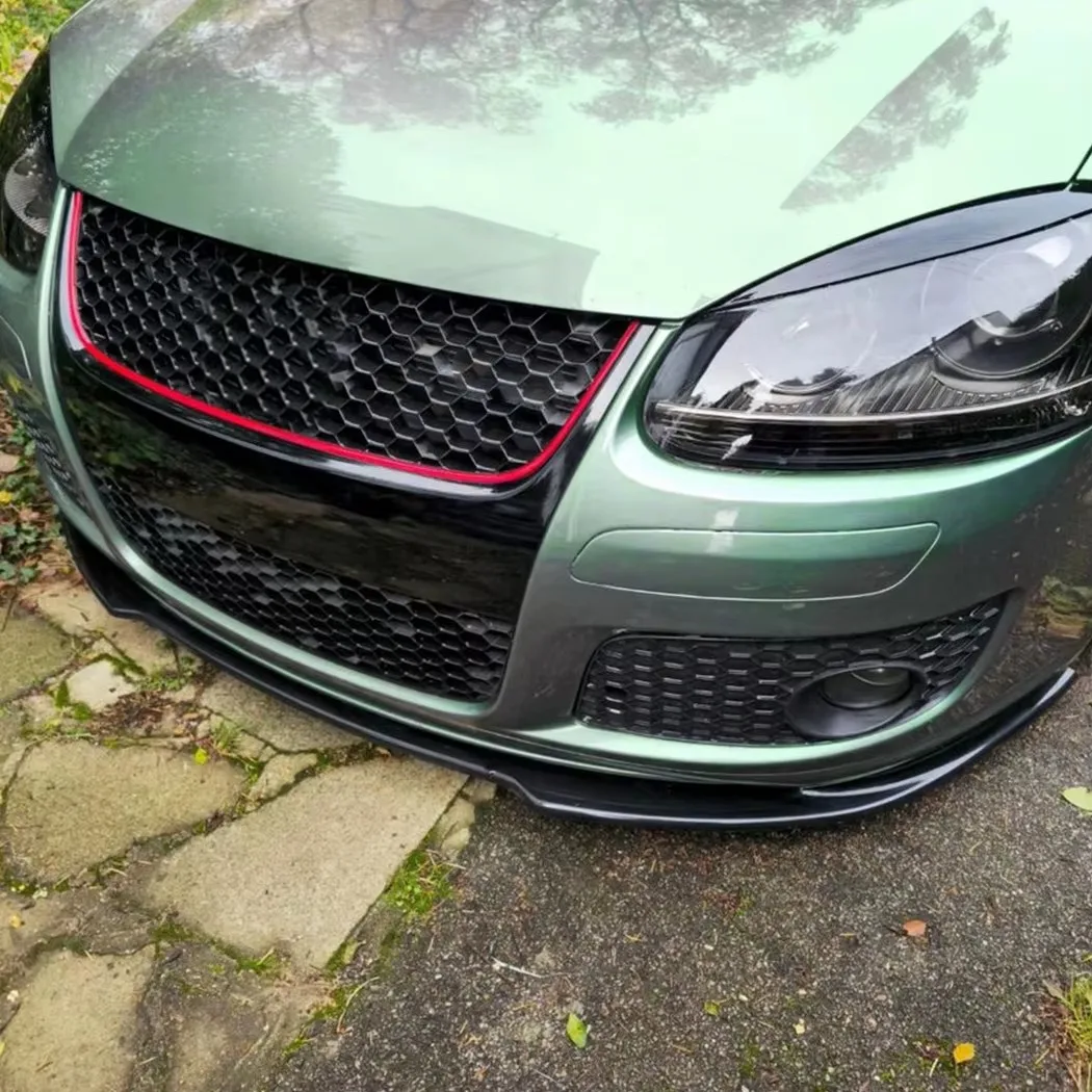 Фото Передний спойлер для Volkswagen VW Golf MK5 GTI Jetta MK5 GLI 2003-2008, диффузор, сплиттер, элементы обвеса. №4