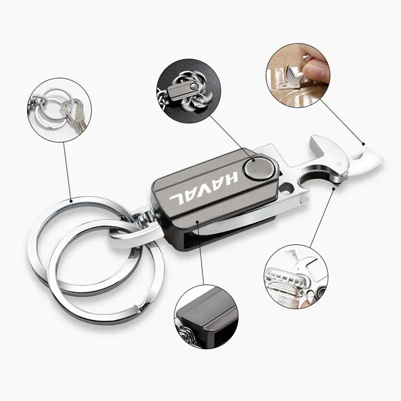 1 шт. металлический автомобильный брелок для ключей Haval Jolion F7 H1 H2S M6 H3 H4 H5 H6 H7 H8 F5 F7X H2