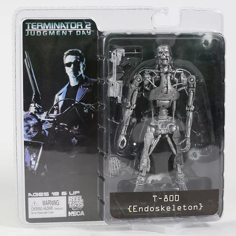 NECA Reel Toys, Культовая классика Terminator T2, эндоскелет, T-800 7 дюймов, экшн-фигурка