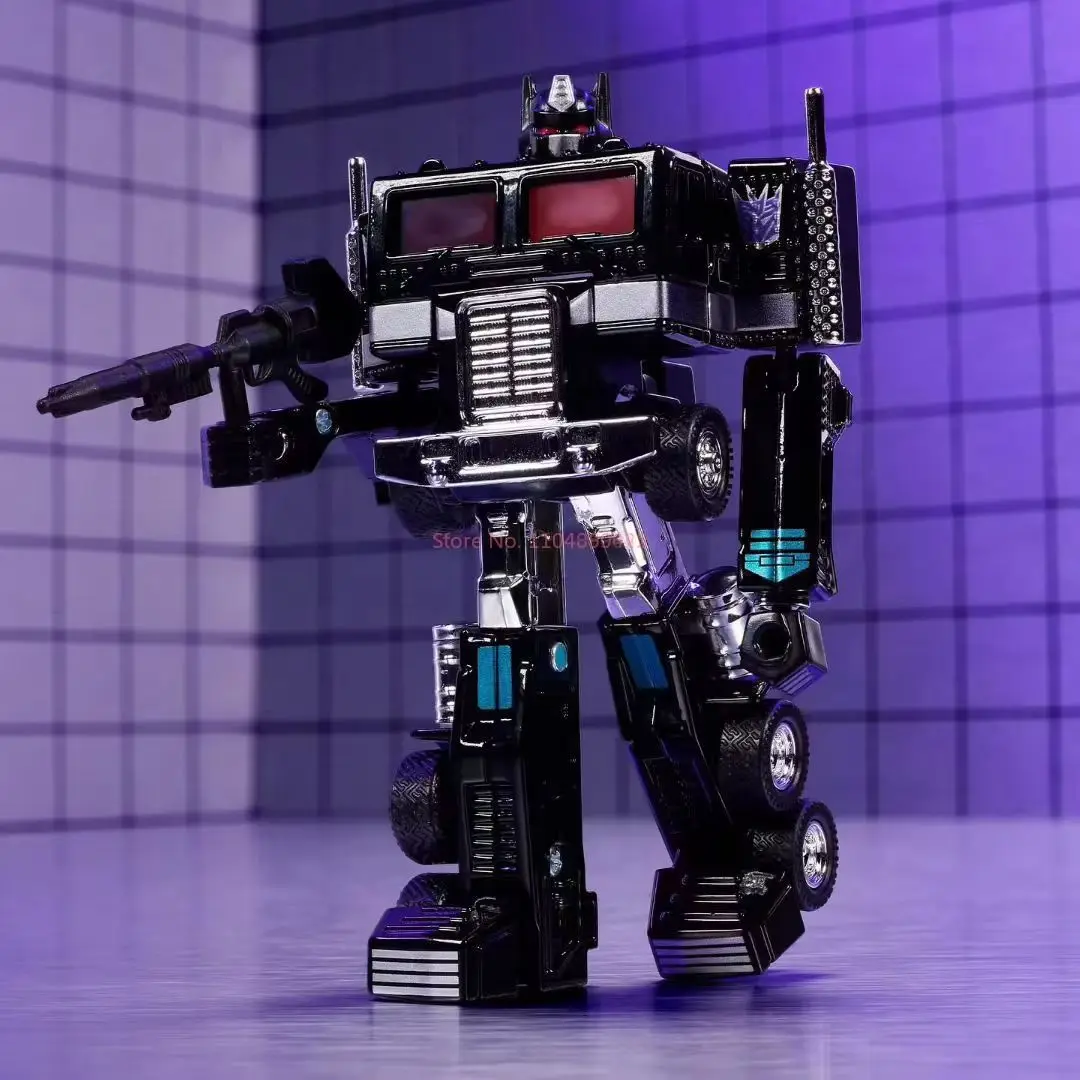 Фото Оригинальные трансформеры Hot Wheels RLC Nemesis Prime G1, совместимая схема темного цвета, двойная форма, масштаб 1/64, модели автомобилей из сплава, игрушки №5