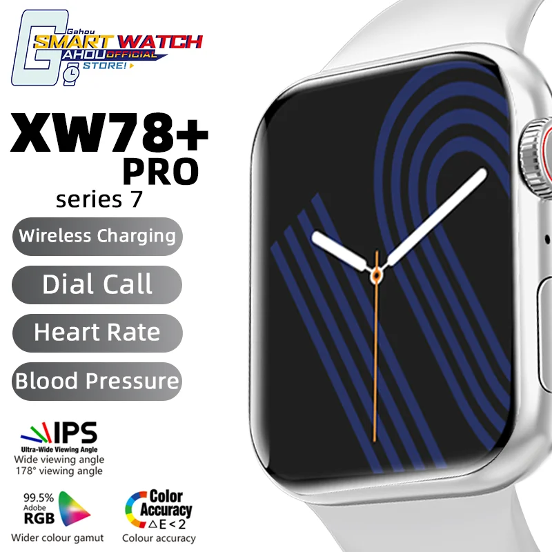 

Smart Watch Series 7 IWO 14 Men Women Fitness smartwatch Wireless Charging Bluetooth Call Blood Pressure PK IWO13 Series 5 6