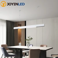 36w 120cm modern minimalist led tube bar pendant lamp hanging led linear light office lighting dining room lights ac100 240v