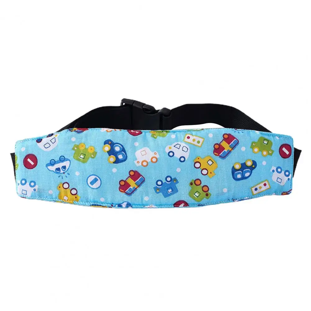 

2Pcs Head Support Band Practical Super Soft Breathable for Automobile Baby Head Support Seat Safety Belt