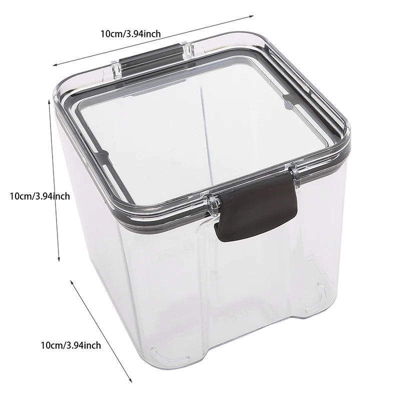 Коробка для хранения пищевых продуктов пластиковая герметичная банка