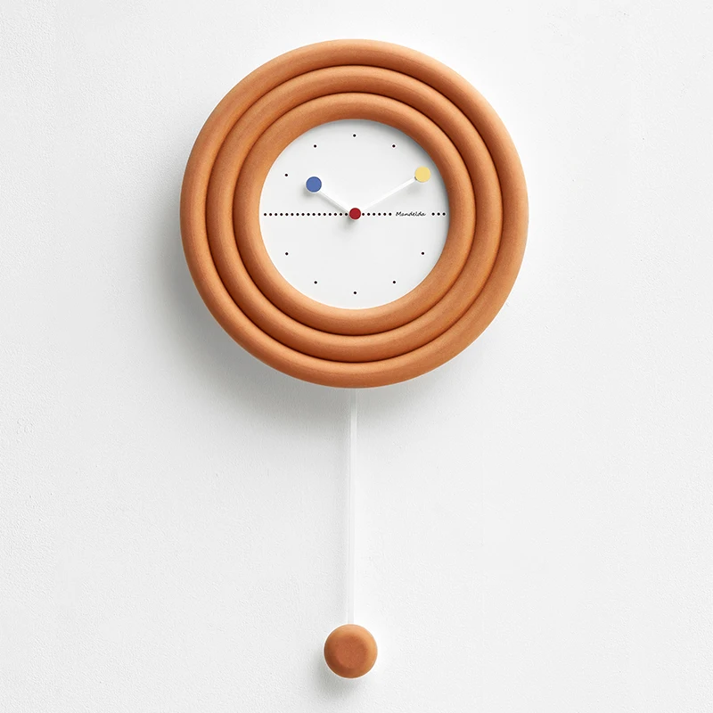 

Large 3d Home Decor Wall Clock Modern Design Free Shiping with Pendulum Kitchen Mural Led Clock Alarm Horloge Home Decor