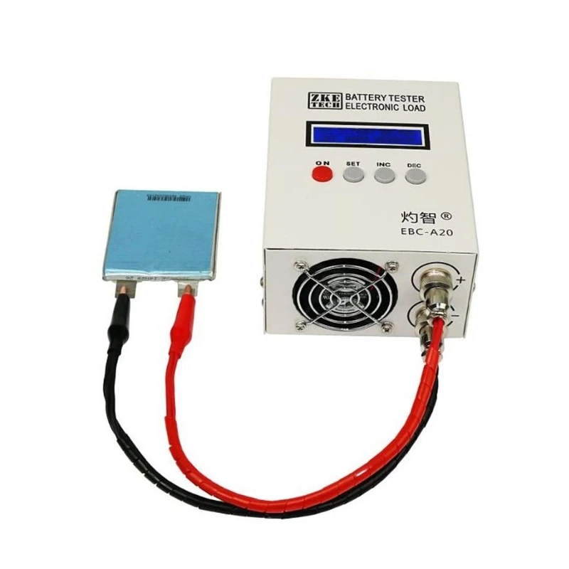 Electronic Load Battery Discharge Tester Professional Battery Capacity Tester Power Supply 30V 20A 200W EBC-A20 Drop Shipping