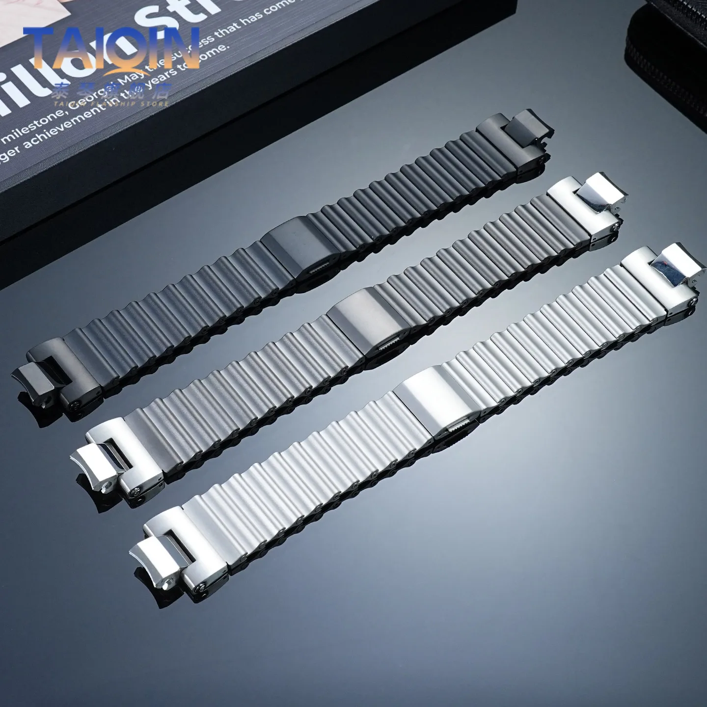 Фото Модифицированный быстросъемный ремешок из нержавеющей стали для Casio G-SHOCK 5672 MTG-B3000, цельнометаллический браслет для часов, аксессуары №3