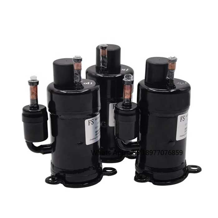 FSTHERMO Twin Cylinder 24v 500w Mini Refrigeration Cooling Compressor For Low Noise Air Cooler Pack