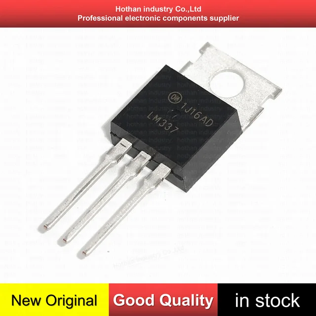 

【5pcs】100% Imported Original New quality LM337 LM 337 1.5-A, negative, adjustable linear voltage regulator 3-TO-220 0 to 125