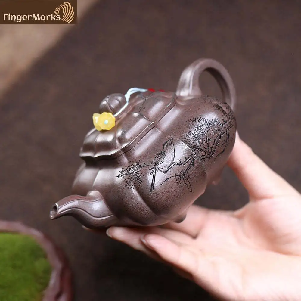 Фото 270 мл |   Исинский чайник Цзыша |   Sifang Chuan Lu Pot — дрова Циншуй Дуань №4