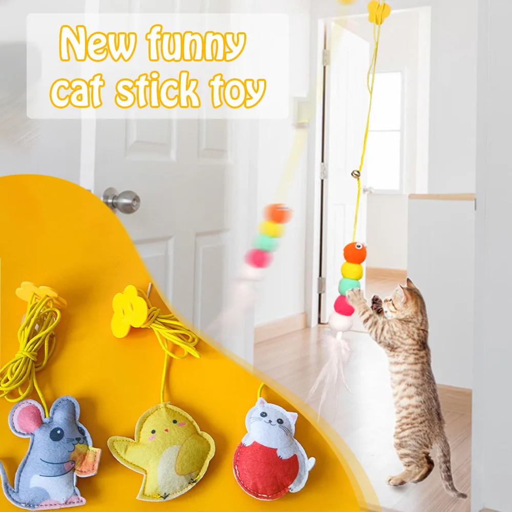 

Игрушка-палочка для кошек, из мягкого плюша