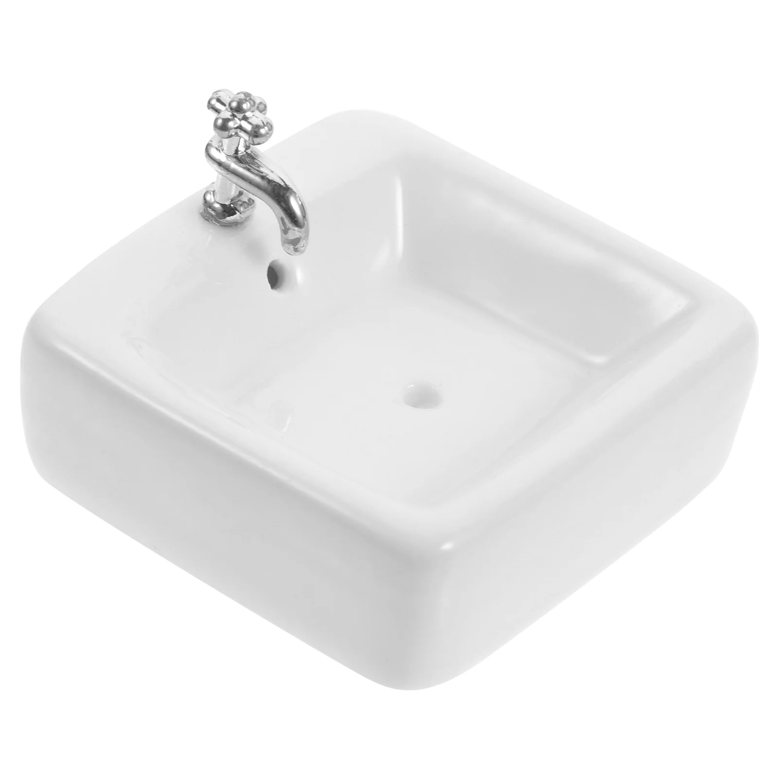 

Miniture Decoration Miniature Bathroom Washbasin House Bathroom Sink Simulation Sink Model