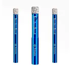 Буровое долото BINOAX с алмазным покрытием для сухого сверления стекла, мрамора, гранита, кварца, фарфора, керамики, 6, 8, 10, 12, 14, 16 мм