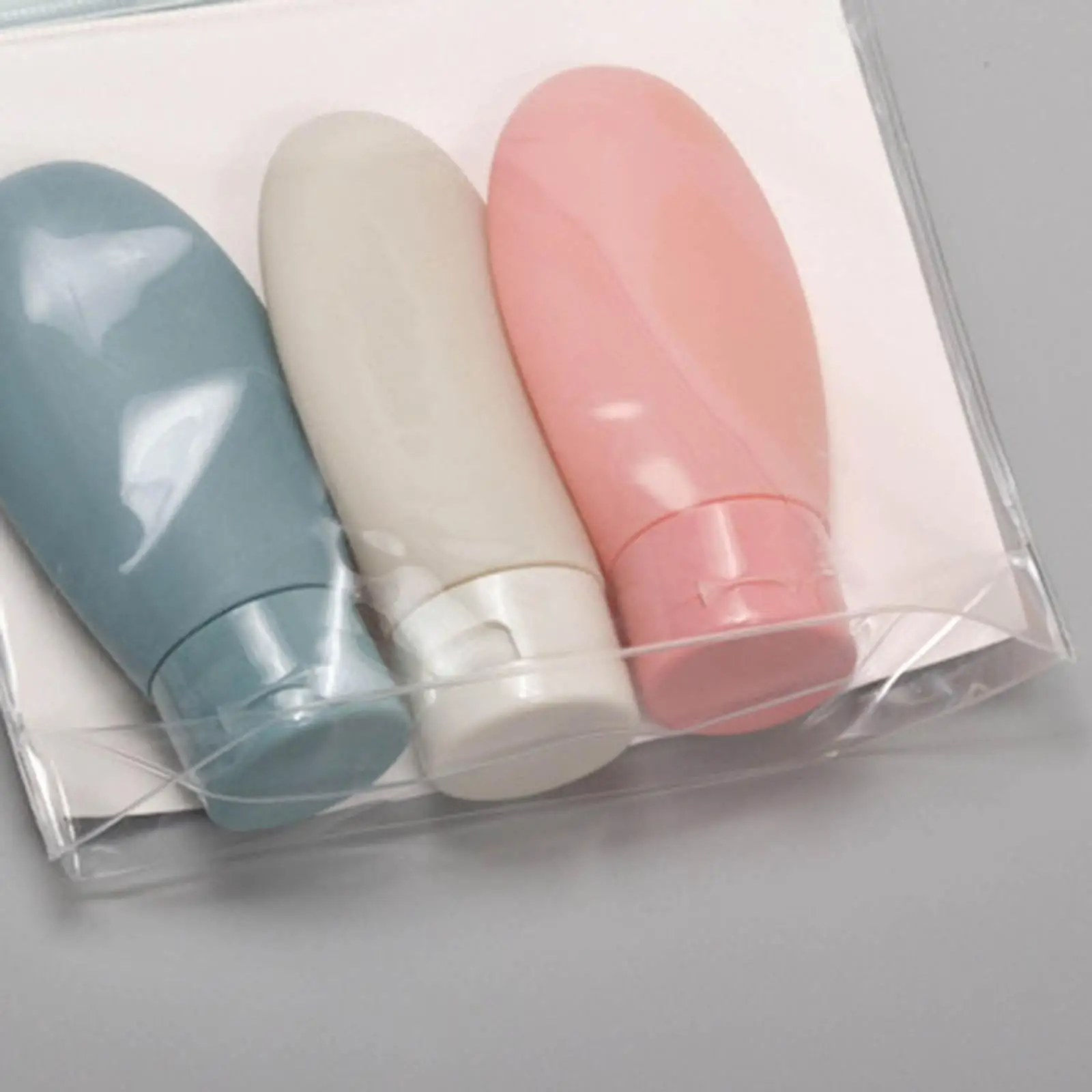 

2/3/5 3Pcs Portable Travel Bottles 60ml 2oz for Lotion Soap Cosmetic Shampoo