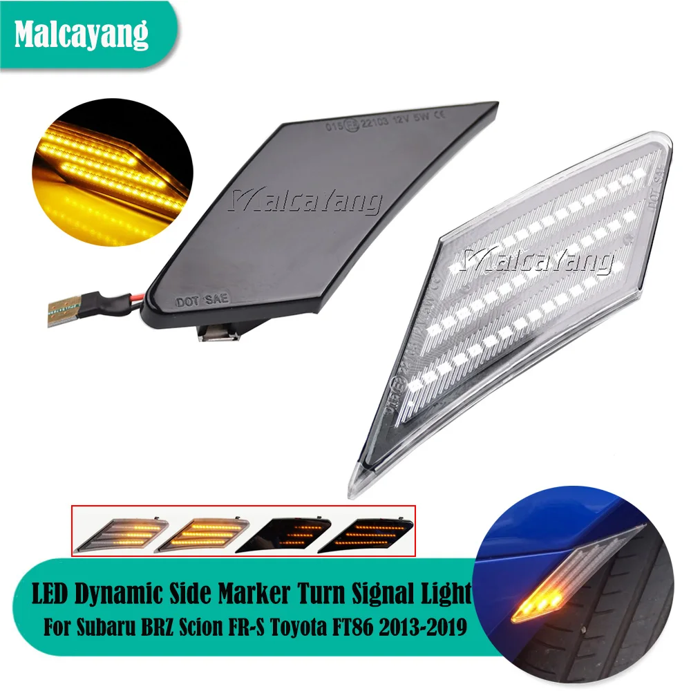 Светодиодный динамический крыло указатель поворота светильник Авто Боковой габаритный фонарь SC2555100 для Toyota 86 FT86 GT86 Scion FR-S 2013-2019 Светодиодный динамический крыло указатель поворота светильник Авто Боковой габаритный фонарь SC2555100 для Toyota 86 FT86 GT86 Scion FR-S 2013-2019