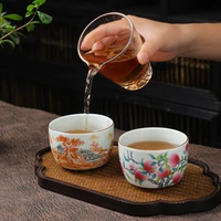 chinese tea set retro teacup personal teacup porcelain products original mugs for tea ceremony