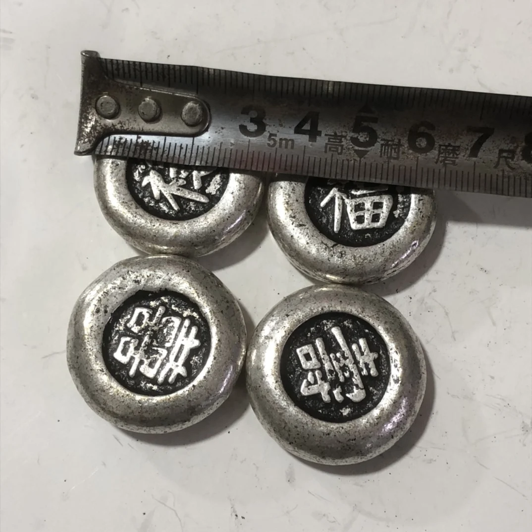 Фото Антикварная коллекция Silver Bean Fulu Shouxi, украшение для дома, мастерство, прекрасная красивая №5