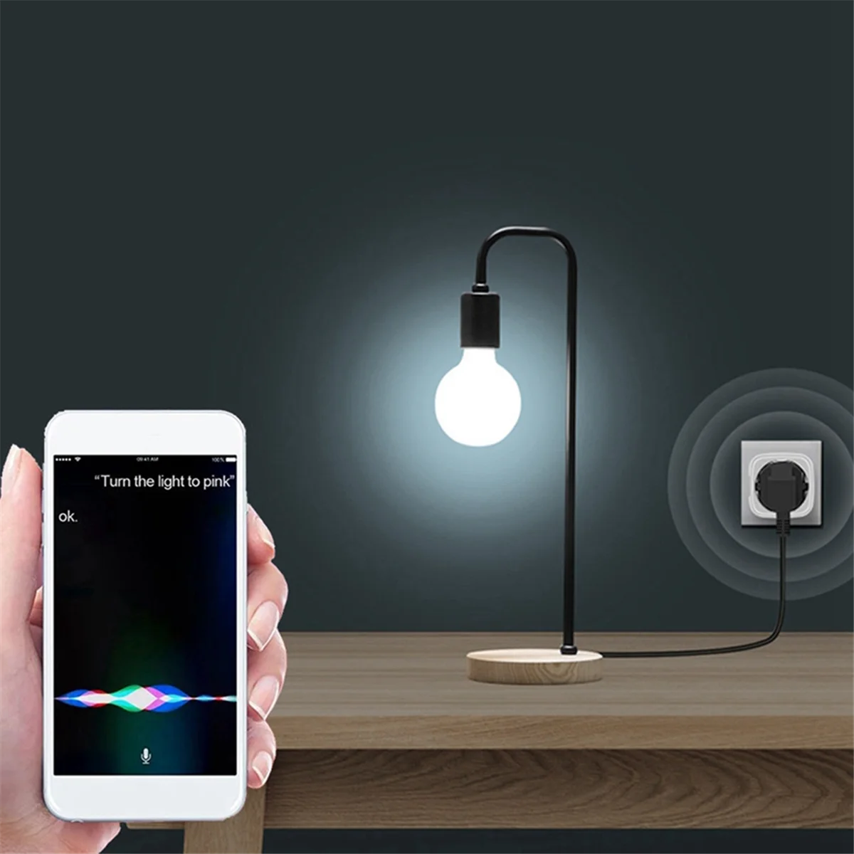 16A WiFi Smart Voice Control Plug APP Remote Timing Compatible with Alexa HA US