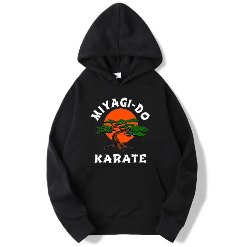 

Толстовки Miyagi-Do Karate для мужчин, Ретро стиль, Кобра, Кай, доджо, вдохновленные модные толстовки, мужские толстовки с капюшоном, Осень-зима