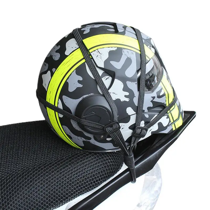 

Highly Elastic Helmets Strap Highly Elastic Motorcycle Luggage Straps Retractable Binding Cord For Helmets Suitcases Boxes Cargo