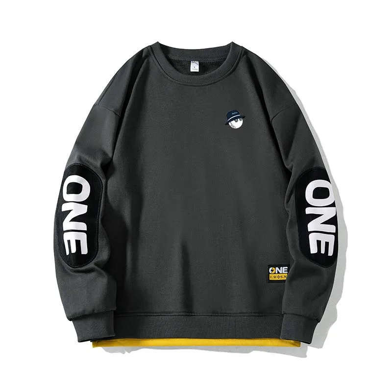 Men Malbon Golf Hoodies Hip Hop Spring Autumn Loose Pullover Streetwear O-Neck Casual Men's Sweatshirt Wear Big Size 8XL