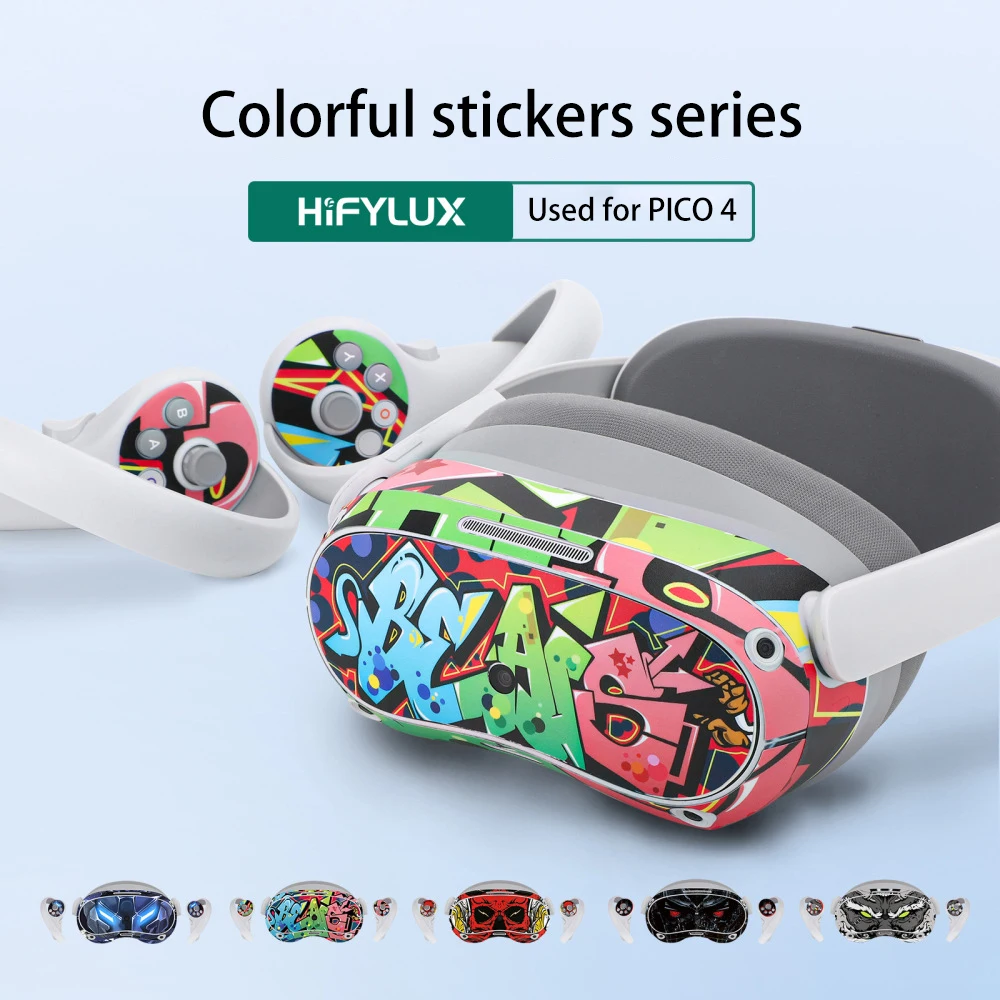 

Hifylux for Pico 4 Stickers VR Glasses Handle Head Wearing 3D Body Sensing Game Protection Film Accessories