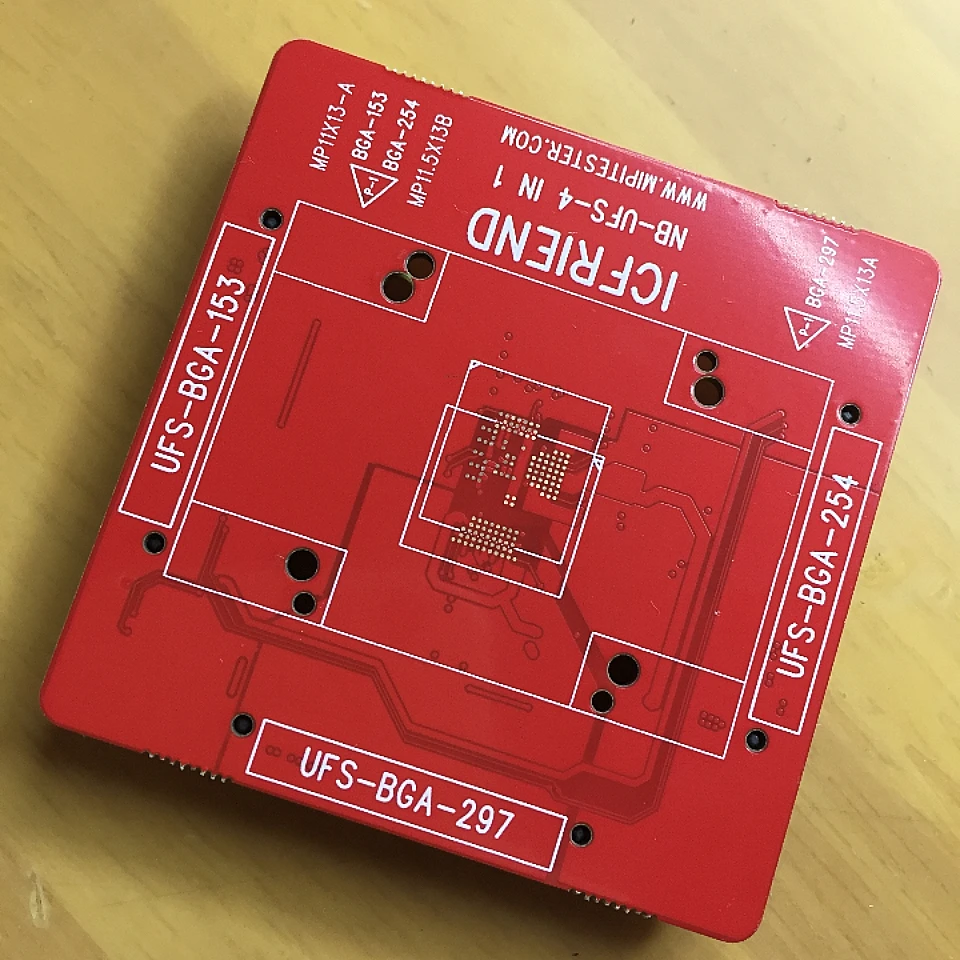 ICFRIEND UFS 4 в 1 (UFS153/254/297) Нижняя пластина печатная плата SOCKET. Не содержит головку