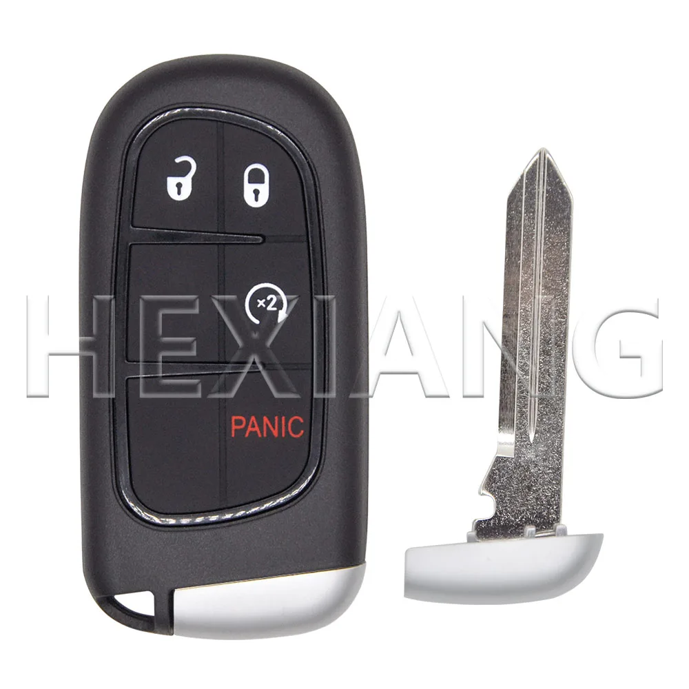 

DR 2/3/4/5 кнопка сменный корпус дистанционного ключа автомобиля крышка корпуса для Jeep Cherokee Dodge Ram Pickup 1500 2500 3500 2014-2019