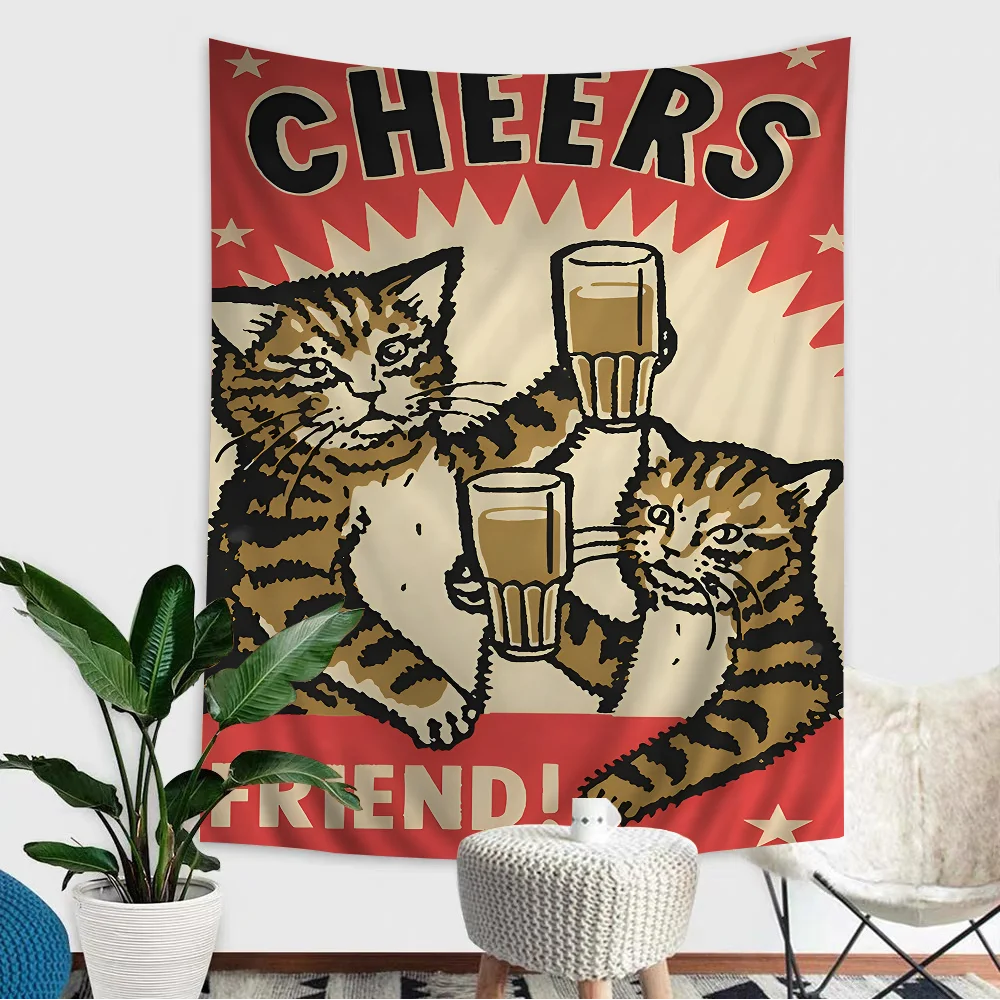 Все что здравствует пьяный ужин домашнее животное кошка классический аниме