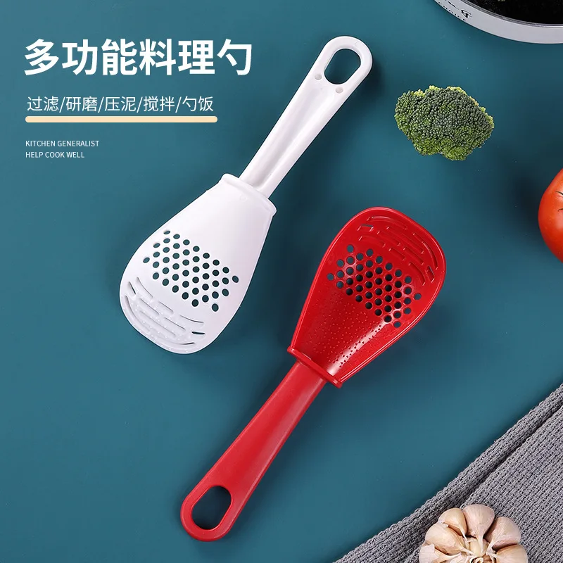 Многофункциональная шлифовальная кухонная ложка дренажный дуршлаг для имбиря и